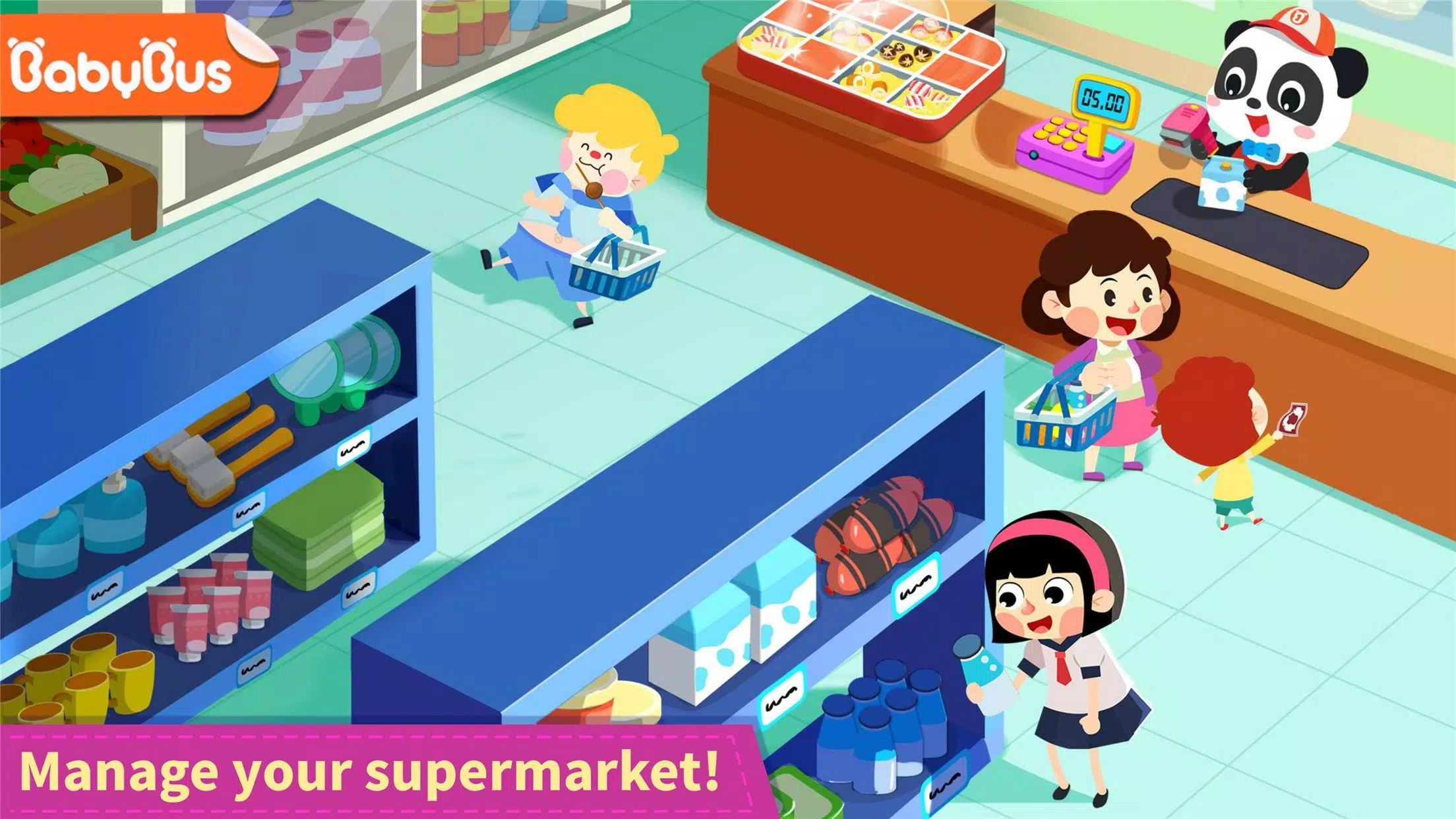 Baby Panda's Town: Supermarket Zrzut ekranu 0