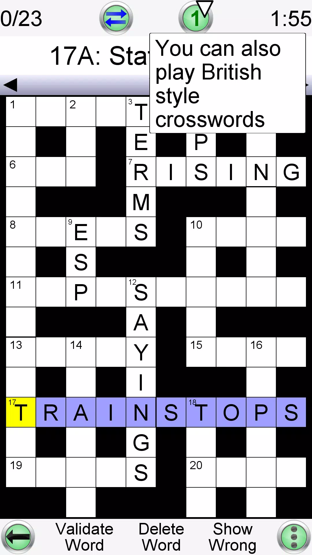 Arrow Crossword Captura de tela 1