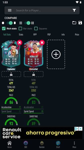 FUTBIN 24 Database & Draft 螢幕截圖 1