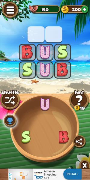 Word Beach: Connect Letters, Fun Word Search Games স্ক্রিনশট 0