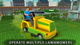 Mowing Simulator Grass Cutting Schermafbeelding 1