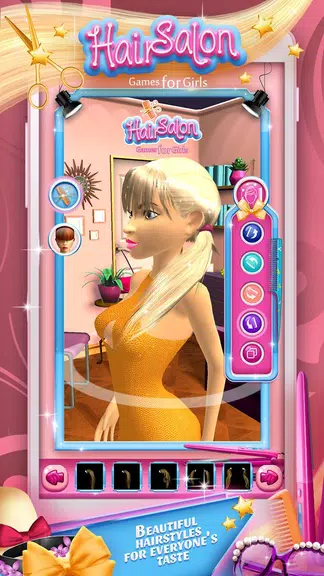 Hair Salon Games for Girls Captura de tela 0