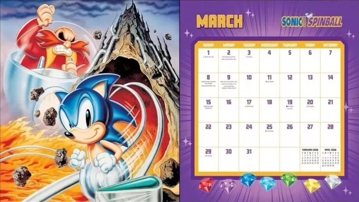 Sonic The Hedgehog Teases 35th Anniversary Plans With New Calendar and Art