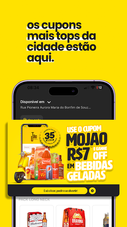 Jão Delivery de Bebidas Zrzut ekranu 2