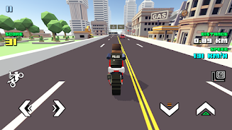 Blocky Moto Racing: Bike Rider ဖန်သားပြင်ဓာတ်ပုံ 0