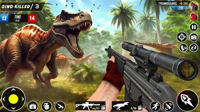 Wild Dinosaur Hunting Game स्क्रीनशॉट 1