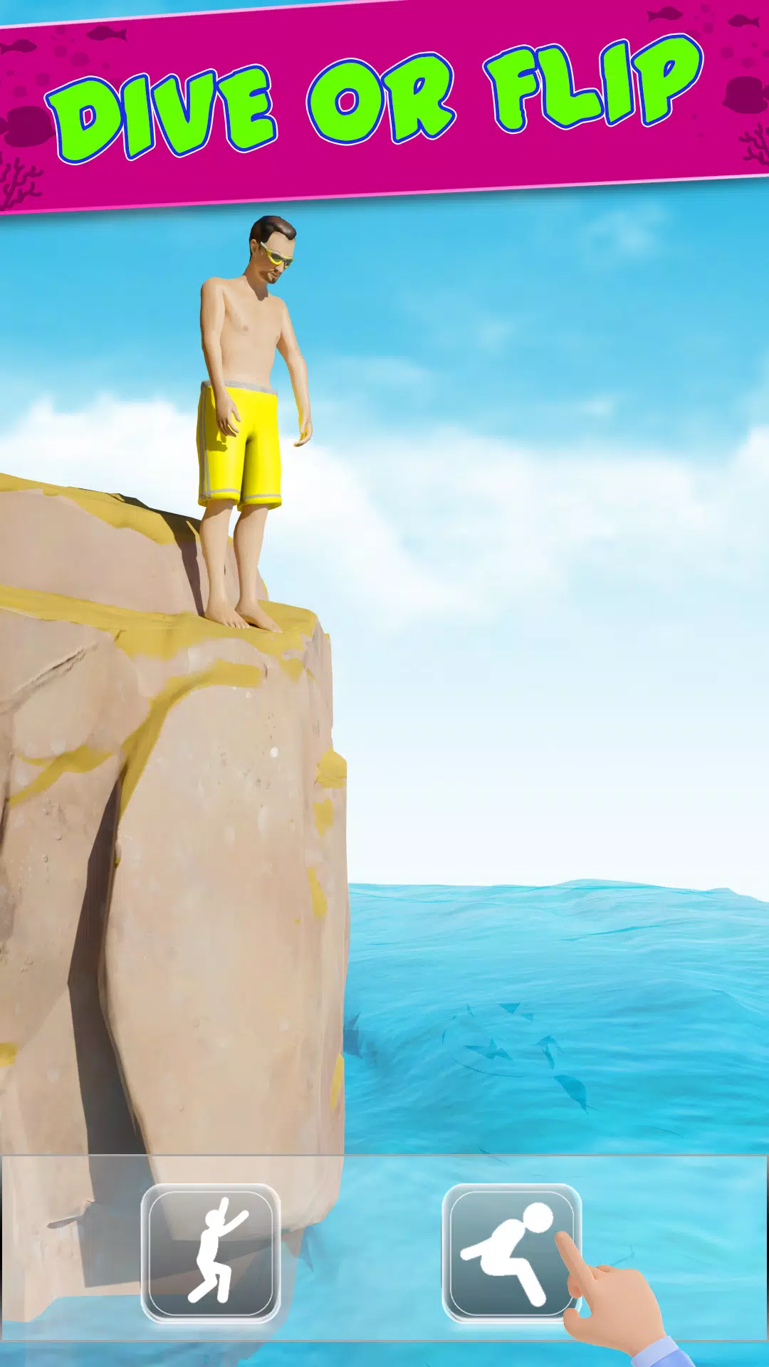 Cliff Flip Diving 3D Flip Schermafbeelding 3