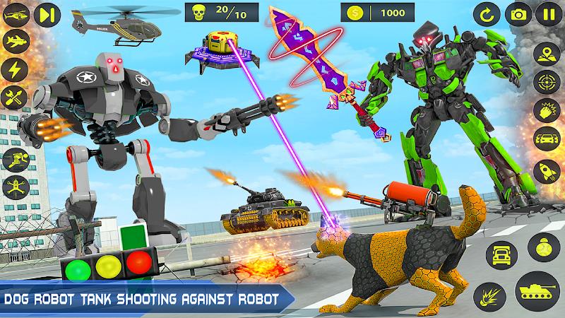 Army Tank Robot Car Games: ภาพหน้าจอ 0