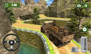 Offroad US Army Truck Driving Tangkapan skrin 3