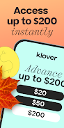 Klover - Instant Cash Advance Zrzut ekranu 0