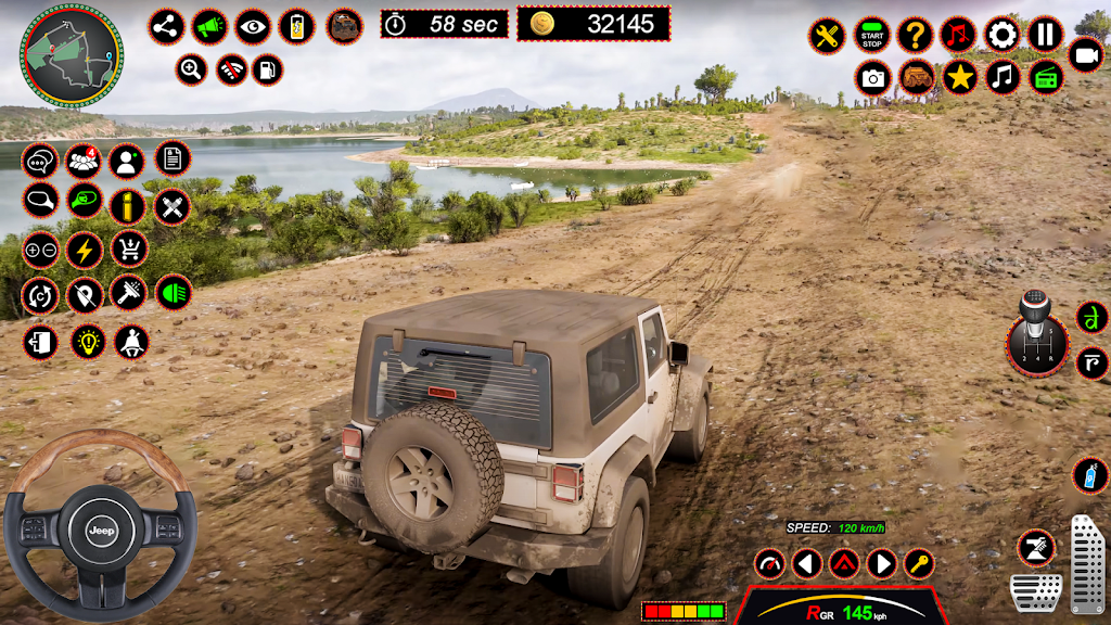 4x4 Jeep Driving Offroad Games Ảnh chụp màn hình 2