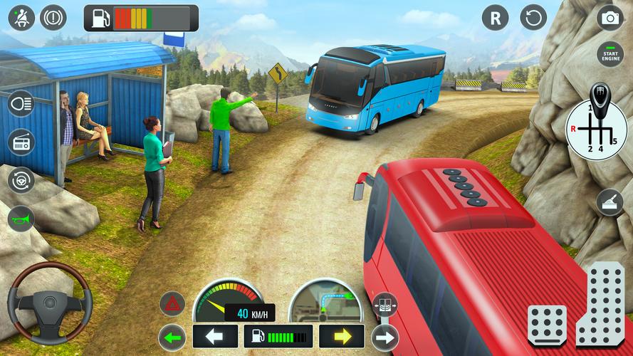 Bus Simulator 3D - Bus Games Captura de tela 3