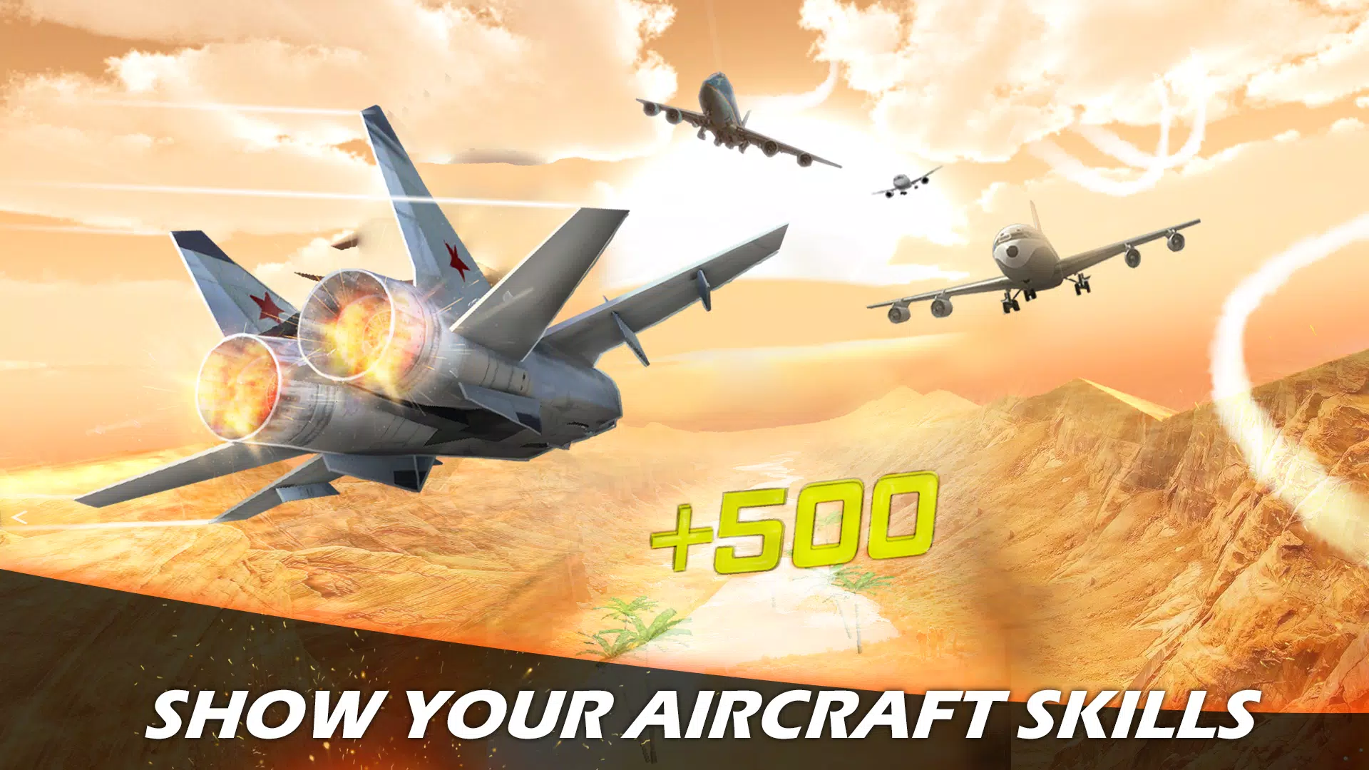 Jet Fighter Airplane Racing Screenshot 2