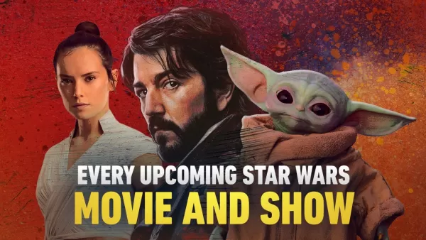 Colagem dos próximos projetos de Star Wars