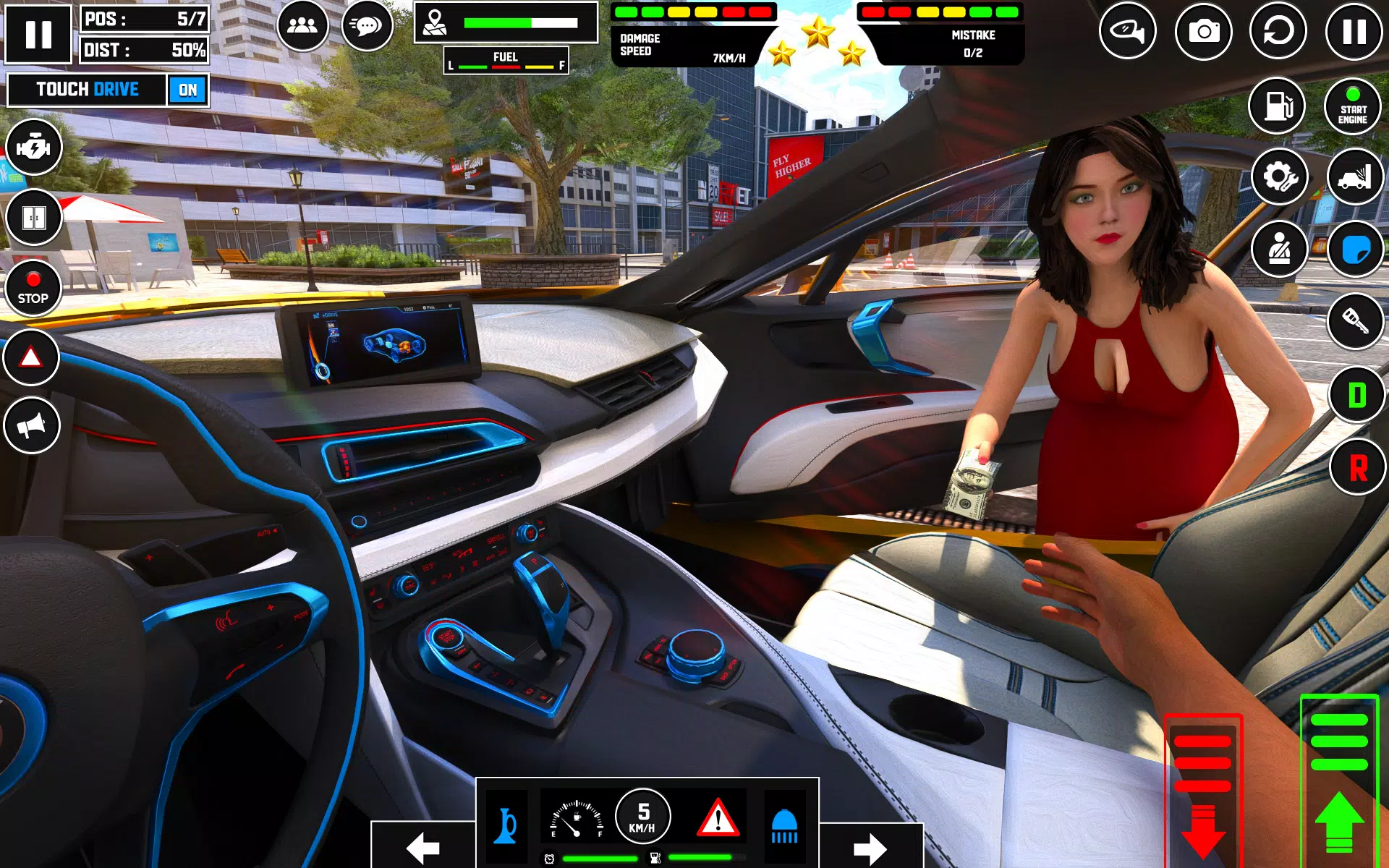 US Taxi Game 2024 Taksi Driver Captura de tela 0