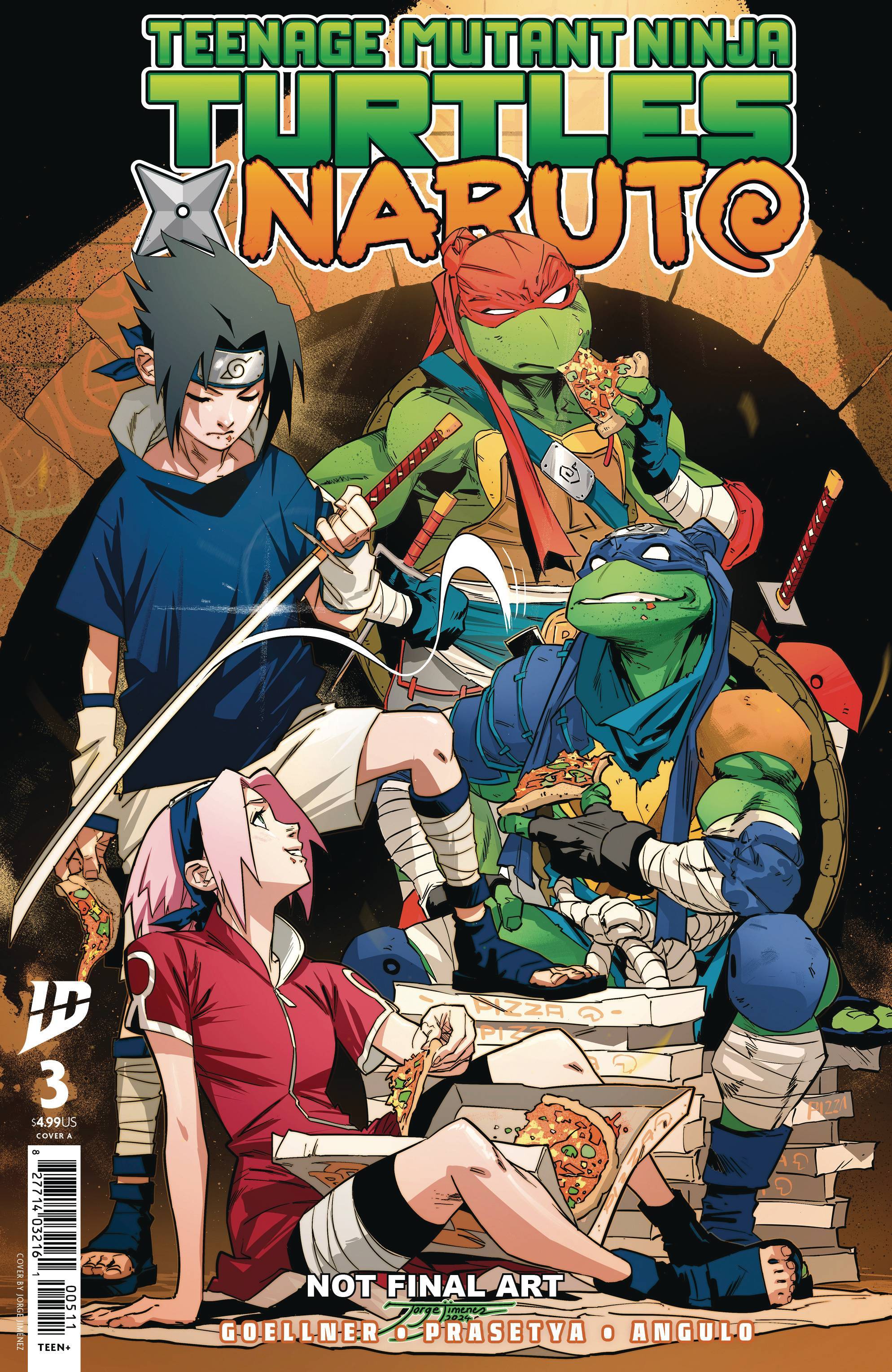 TMNT x Naruto #3 Xem trước