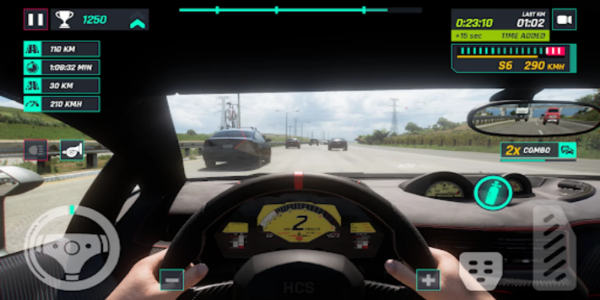 Highway Traffic Car Simulator 螢幕截圖 1