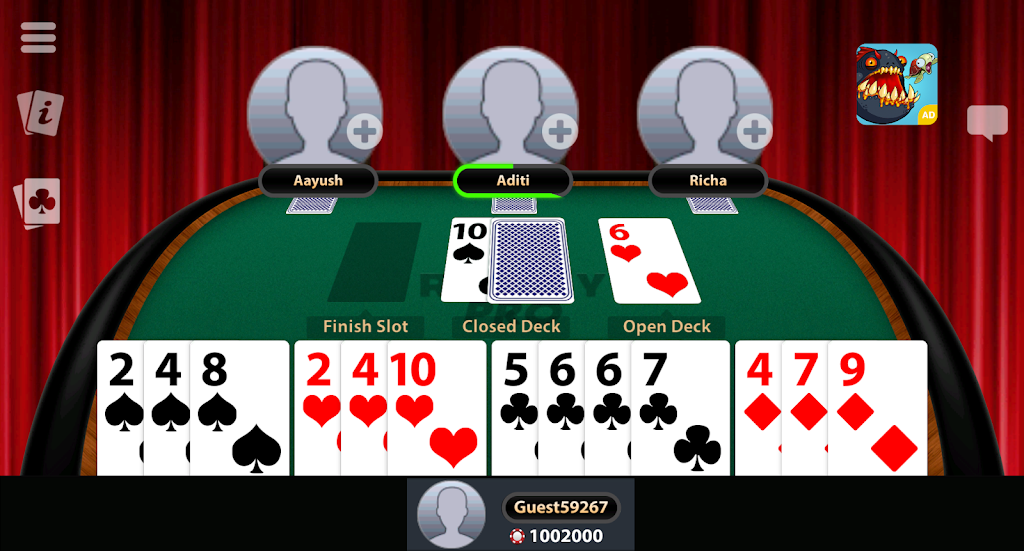 Play Indian Rummy: 13 Cards & Pool Rummy Online スクリーンショット 2