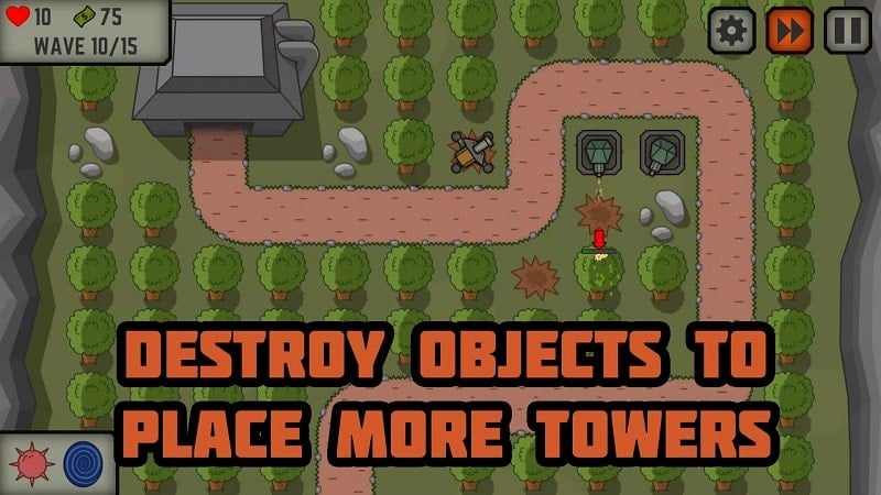 Tactical War: Tower Defense 스크린샷 2