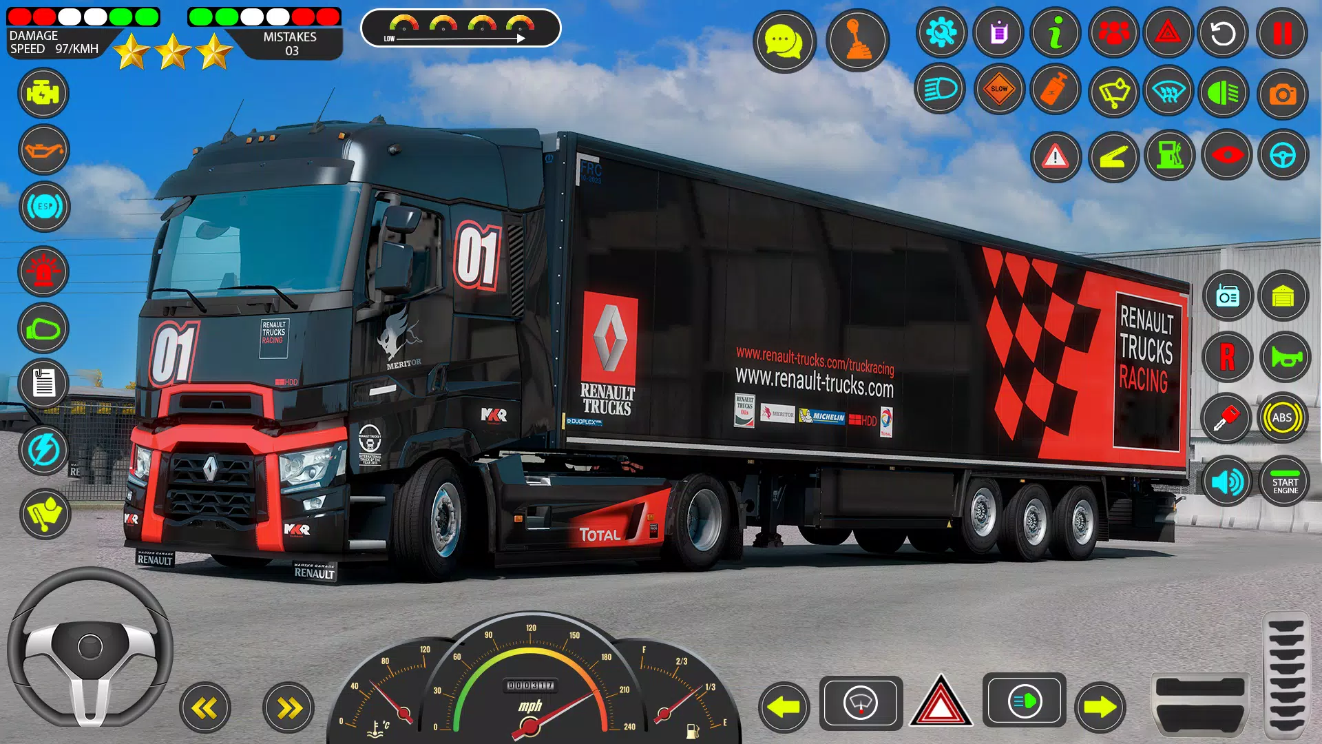 Euro Truck Games Sim 3d 螢幕截圖 3