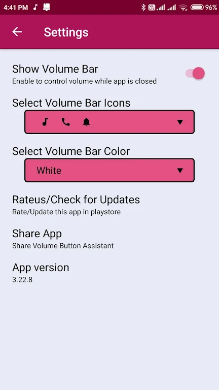 Volume Button Assistant Schermafbeelding 3