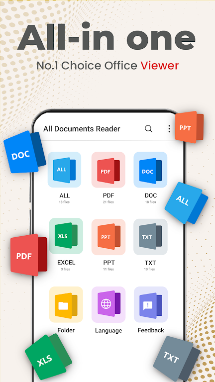 All Document Reader PDF Reader ဖန်သားပြင်ဓာတ်ပုံ 0