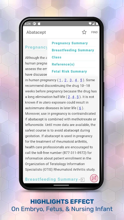 Drugs in Pregnancy Lactation 螢幕截圖 2