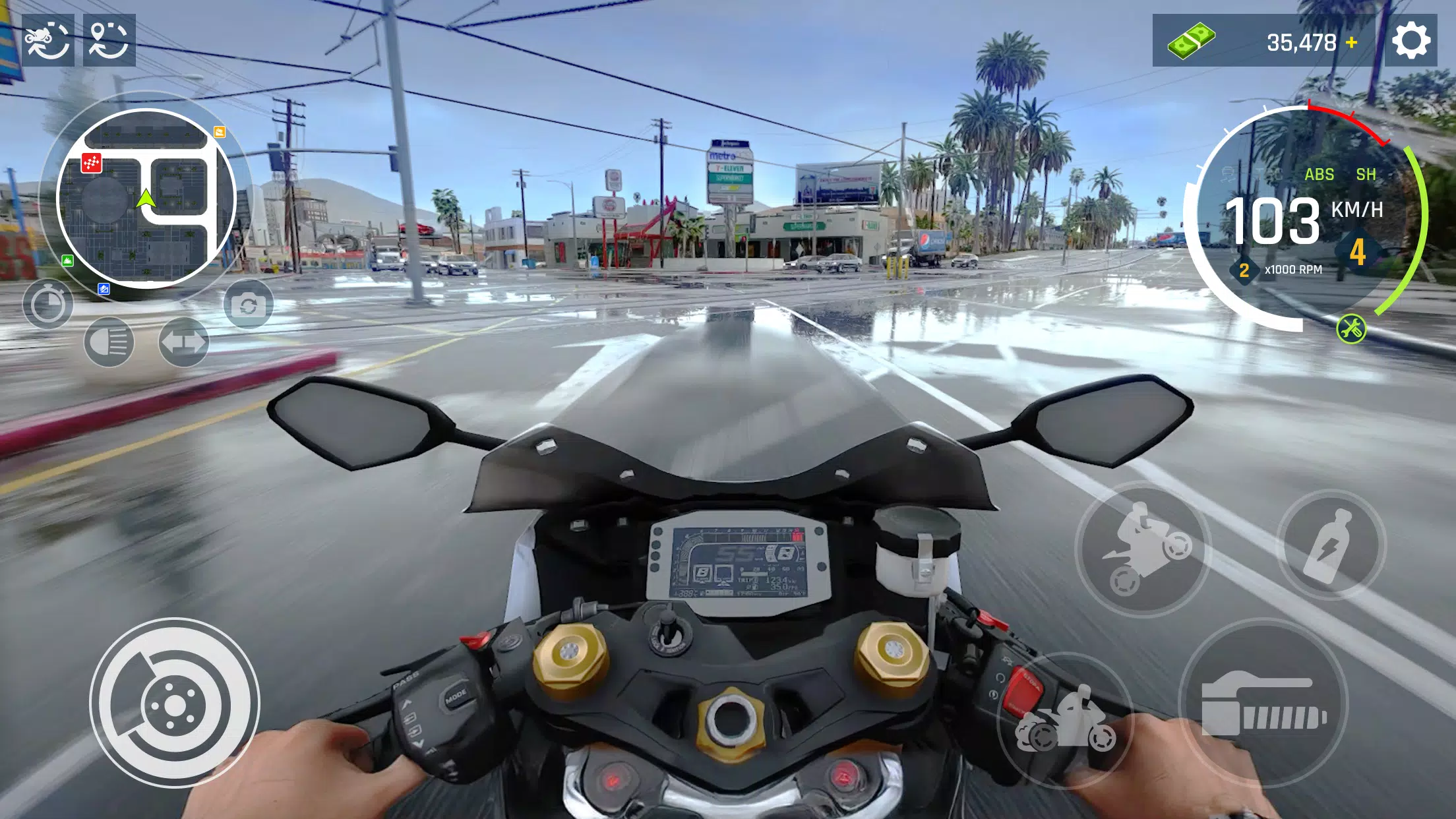 Real Moto Driving Screenshot 1