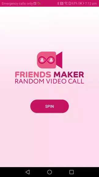 Friends Maker - Random Video Call Скриншот 1