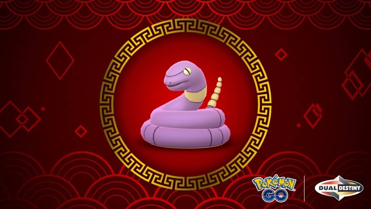 Pokemon Go Key Art of Ekans für die Mond Neujahrsveranstaltung