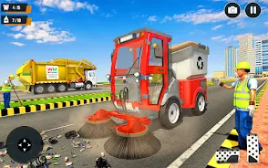 Real Garbage Truck Simulator Capture d'écran 0