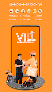 VILL: Đồ ăn, Giao hàng, Gọi xe Screenshot 0