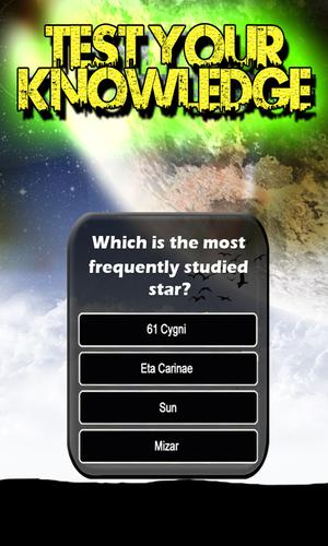 Astronomy Trivia 螢幕截圖 1