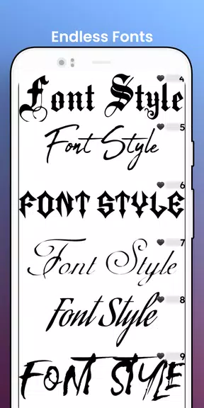 Fonts - Logo Maker ภาพหน้าจอ 2