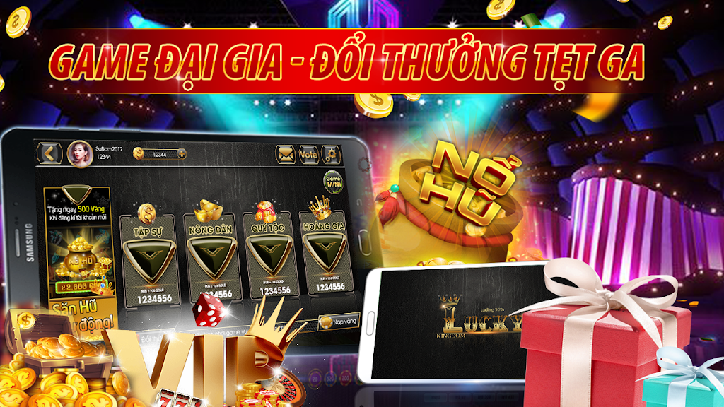 Slot - Vuong quoc lucky, Game Danh Bai Doi Thuong স্ক্রিনশট 2