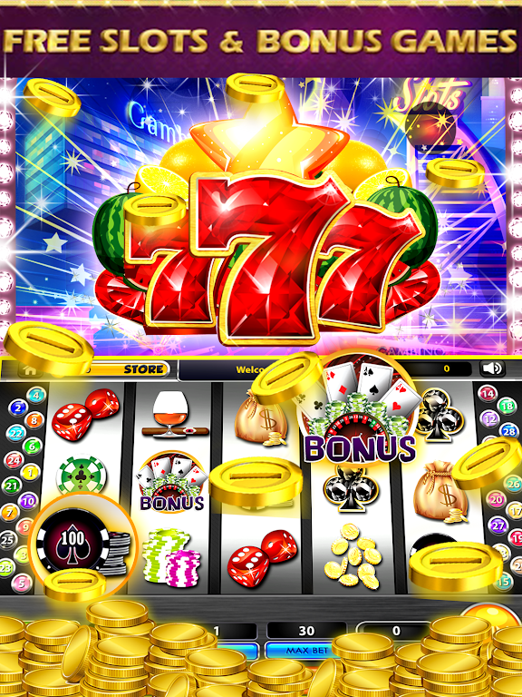 Raging 777 Vegas Party Slots Tangkapan skrin 1