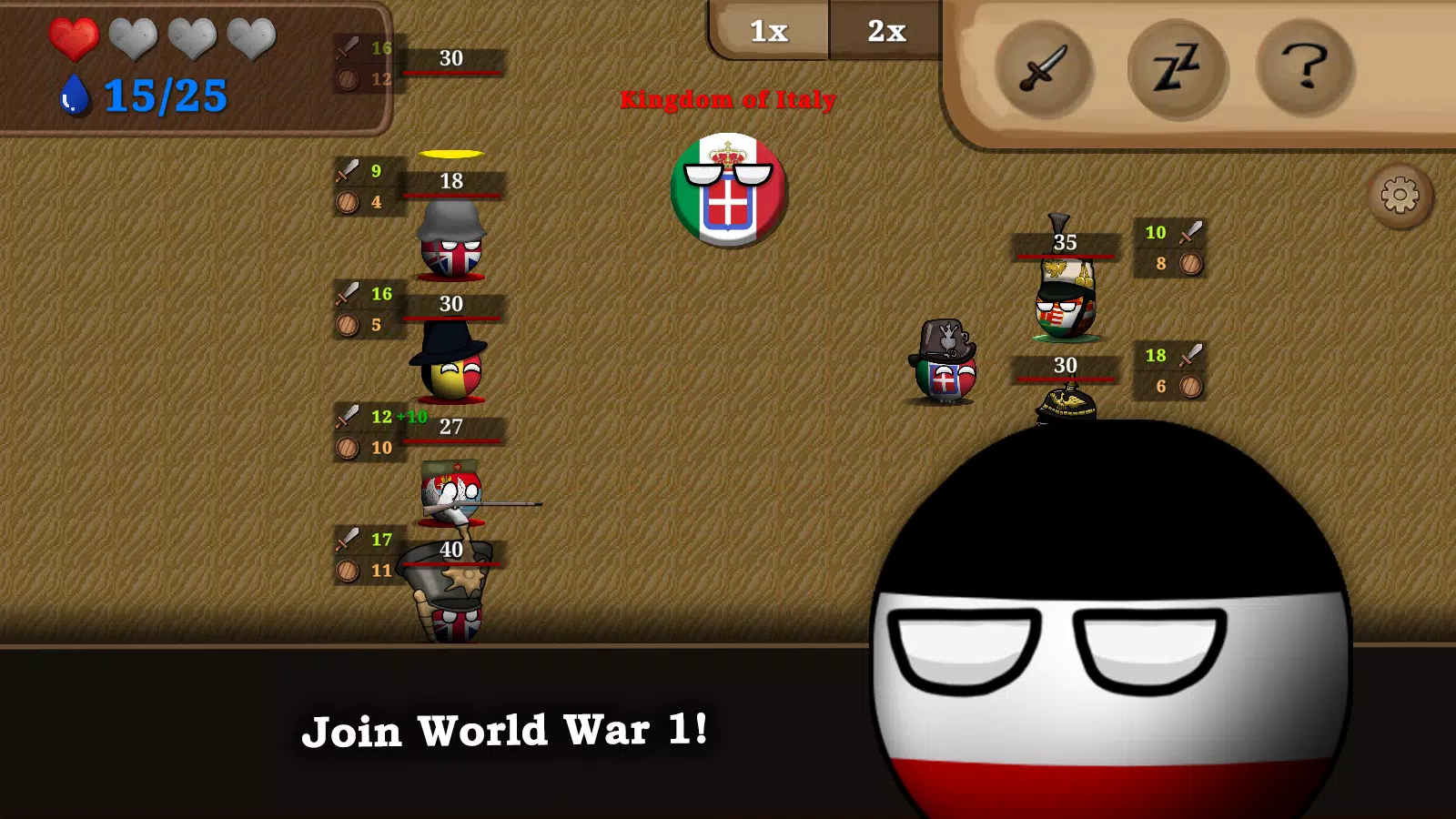 Countryball: Europe 1890 Скриншот 2