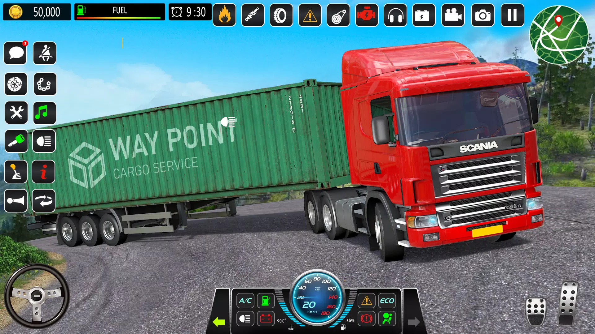 Mountain Truck Driving Games スクリーンショット 1