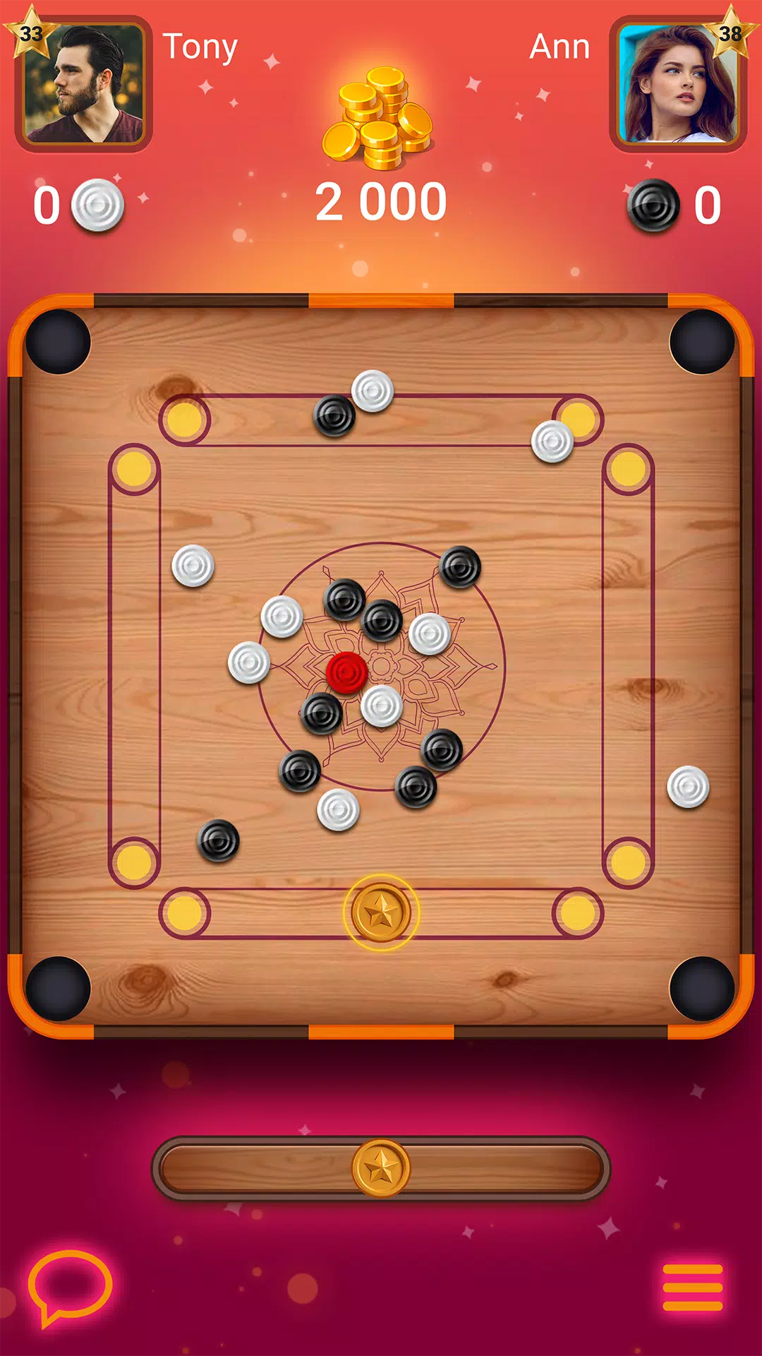 Carrom Lure - Disc pool game 螢幕截圖 1