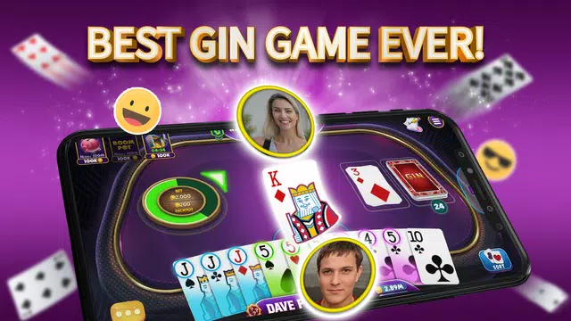 Gin Rummy Elite: Online Game 스크린샷 0