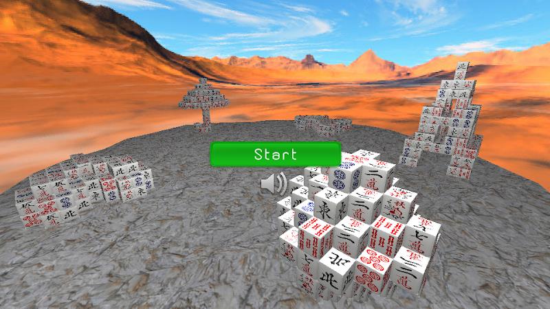 Mahjong Cubic 3D ဖန်သားပြင်ဓာတ်ပုံ 0