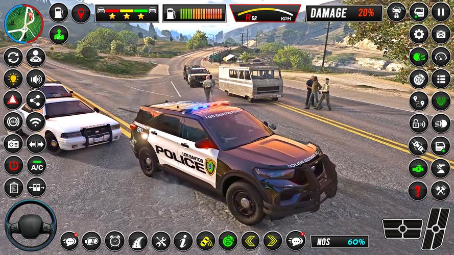 City Police Cop Car Driving 3D Tangkapan skrin 0