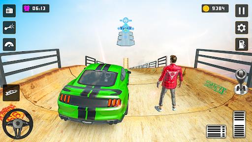 Mega Ramp Car Stunts-Car Game Tangkapan skrin 2