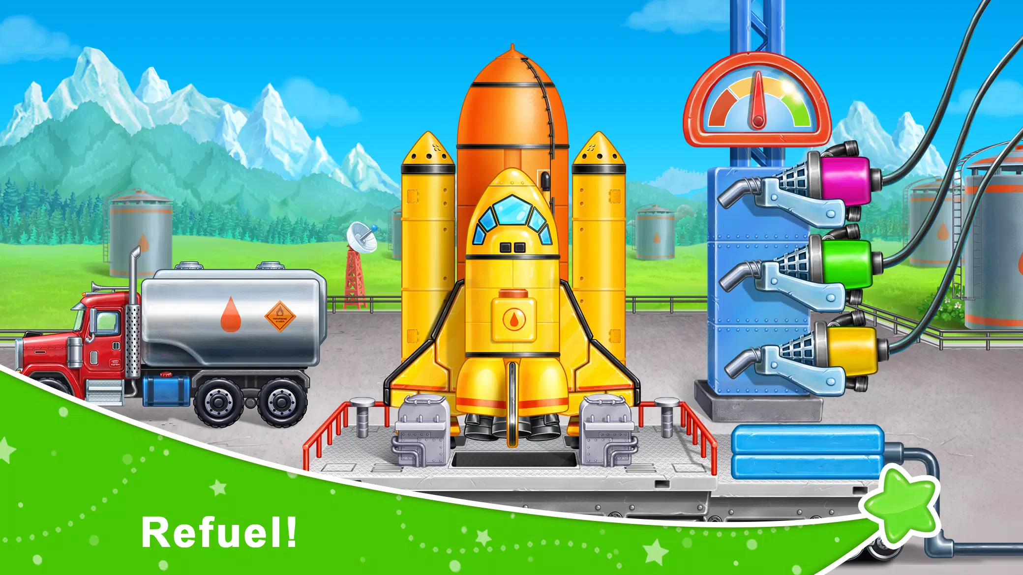 Rocket 4 space games Spaceship Скриншот 1