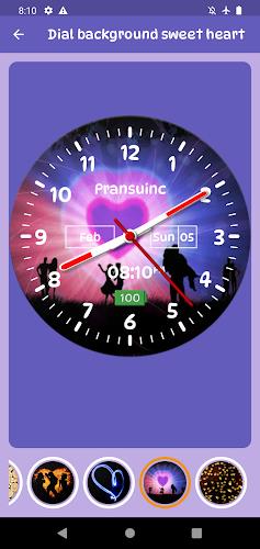 Heart Clock Live Wallpaper Screenshot 2