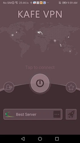 KAFE VPN - Fast & Secure VPN 螢幕截圖 1