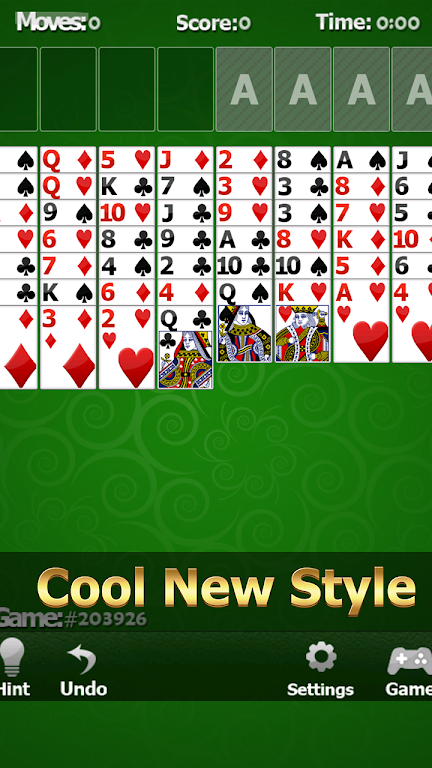 Solitaire Free Cell Captura de tela 2