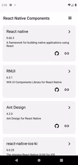 Expo & React Native components Tangkapan skrin 0