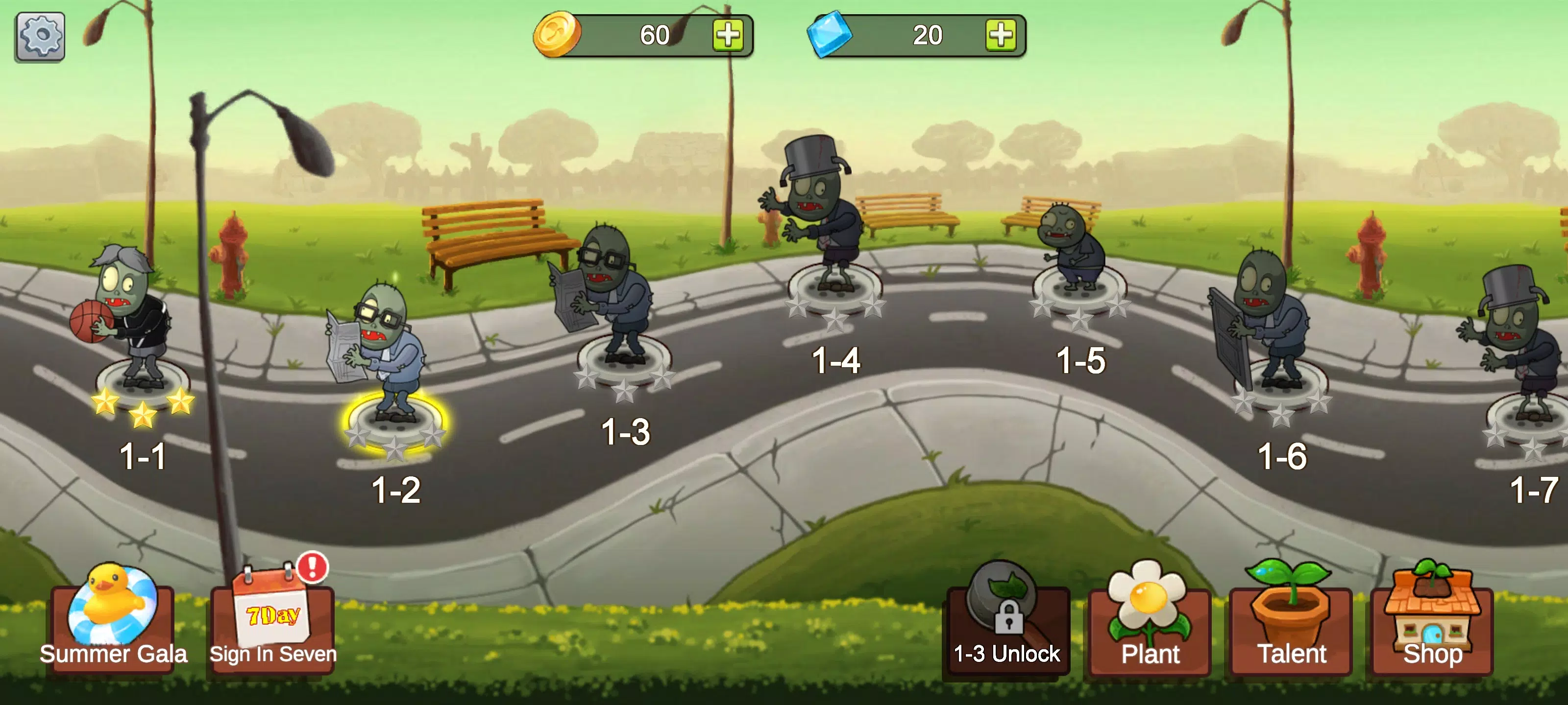 Merge Plants – Defense Zombies Screenshot 0