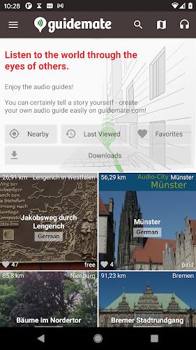 guidemate Audioguide-Plattform 螢幕截圖 3